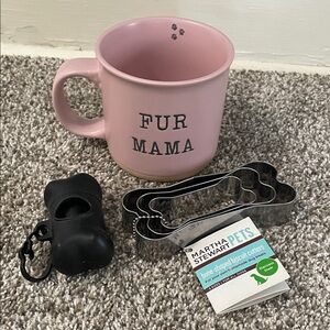 Badgley Mischka Fur Mama Mug and Treat  Set